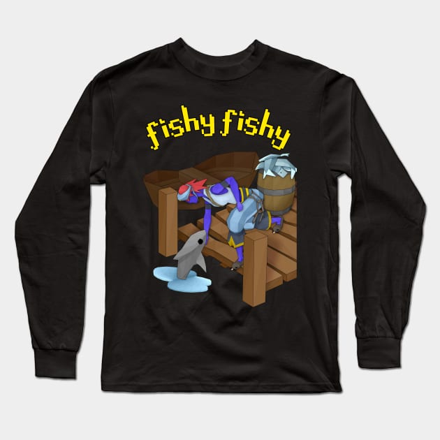 Fishy Fishy! Long Sleeve T-Shirt by King Condor